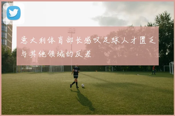 意大利体育部长感叹足球人才匮乏与其他领域的反差